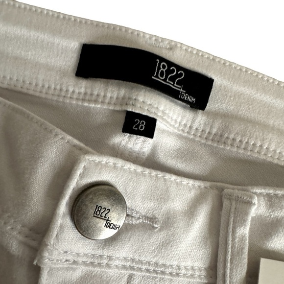 NWOT 1822 Denim Classic Skinny Butter denim Jeans jeggings Womens 28 White - Picture 5 of 12